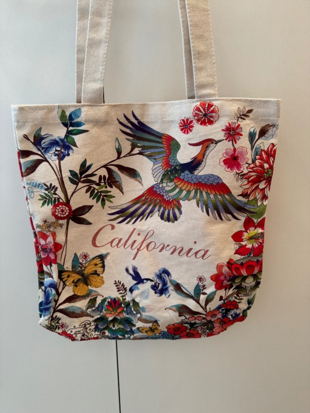 NWOT JOHNNY WAS Vibrant Cotton Canvas Tote
